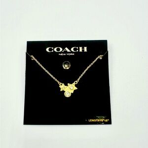Coach Star Pendant Necklace NWOT